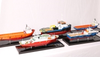 customized model of five 40cm ship models